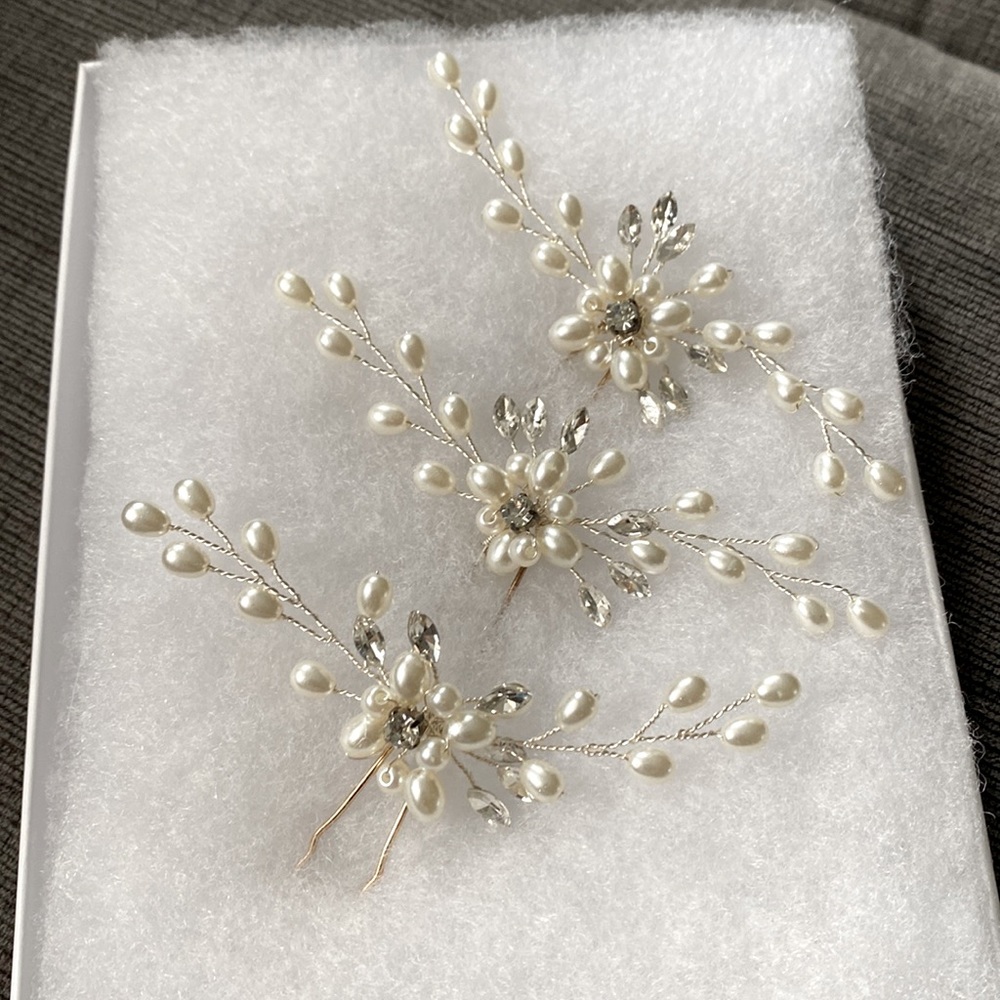 Pearl Wedding Hair Pins
